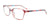 Cargo C5061 Eyeglasses with Clip-on Sunglasses | Size 52 / Crystal St. Berry & Blue