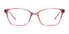 Cargo C5061 Eyeglasses with Clip-on Sunglasses | Size 52 / Crystal St. Berry & Blue