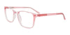 Cargo C5062 Eyeglasses with Clip-on Sunglasses | Size 49 / Crystal Pink