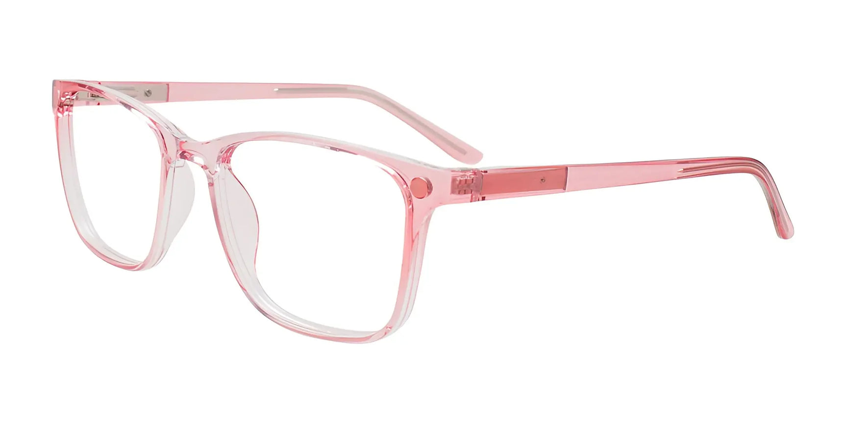 Cargo C5062 Eyeglasses with Clip-on Sunglasses Crystal Pink