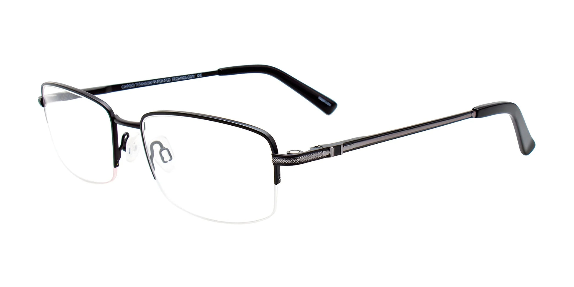 Cargo C5500 Eyeglasses with Clip-on Sunglasses Matt Black