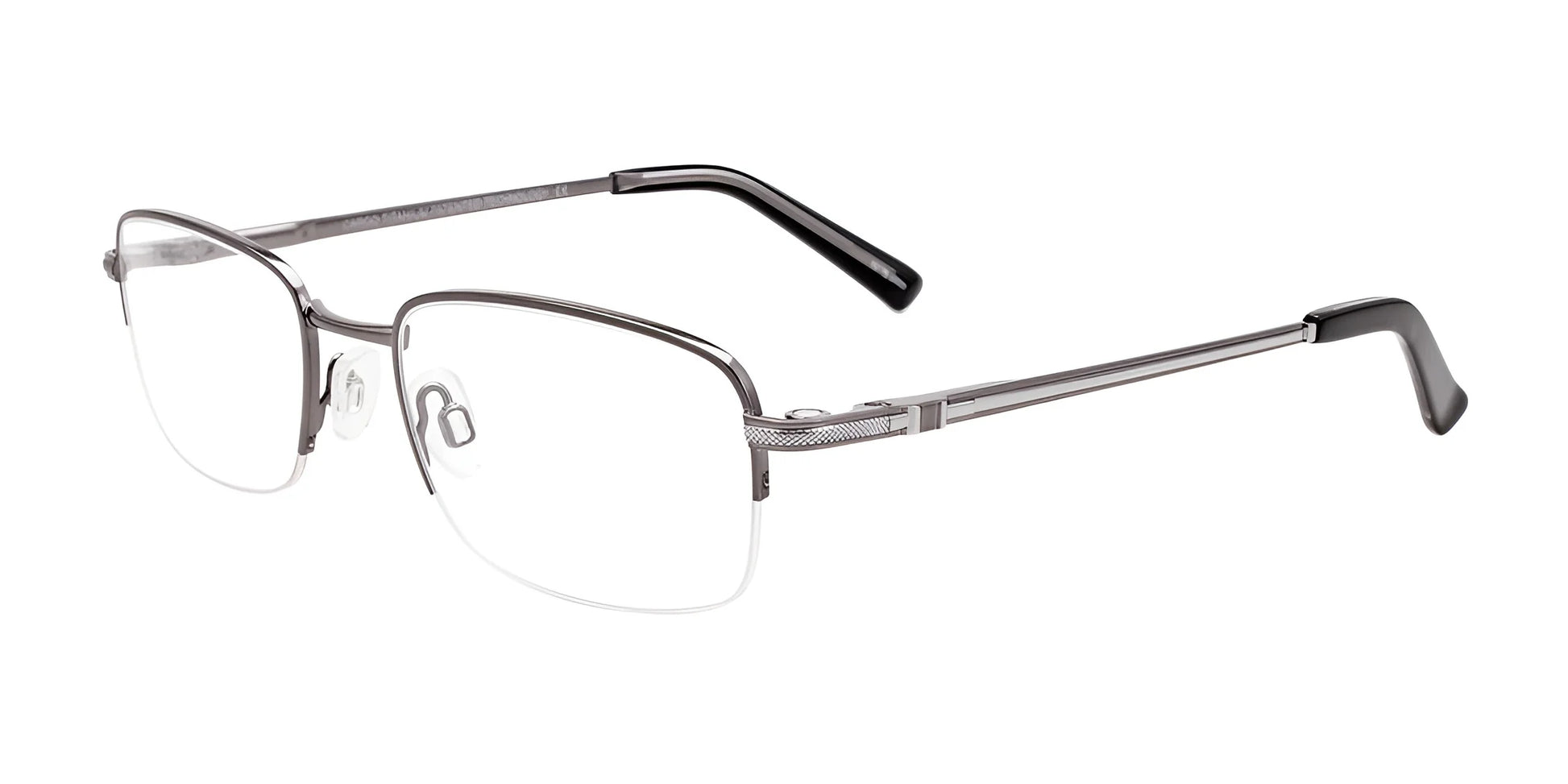 Cargo C5501 Eyeglasses with Clip-on Sunglasses Matt Dark Grey