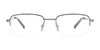 Cargo C5501 Eyeglasses with Clip-on Sunglasses | Size 52 / Matt Black