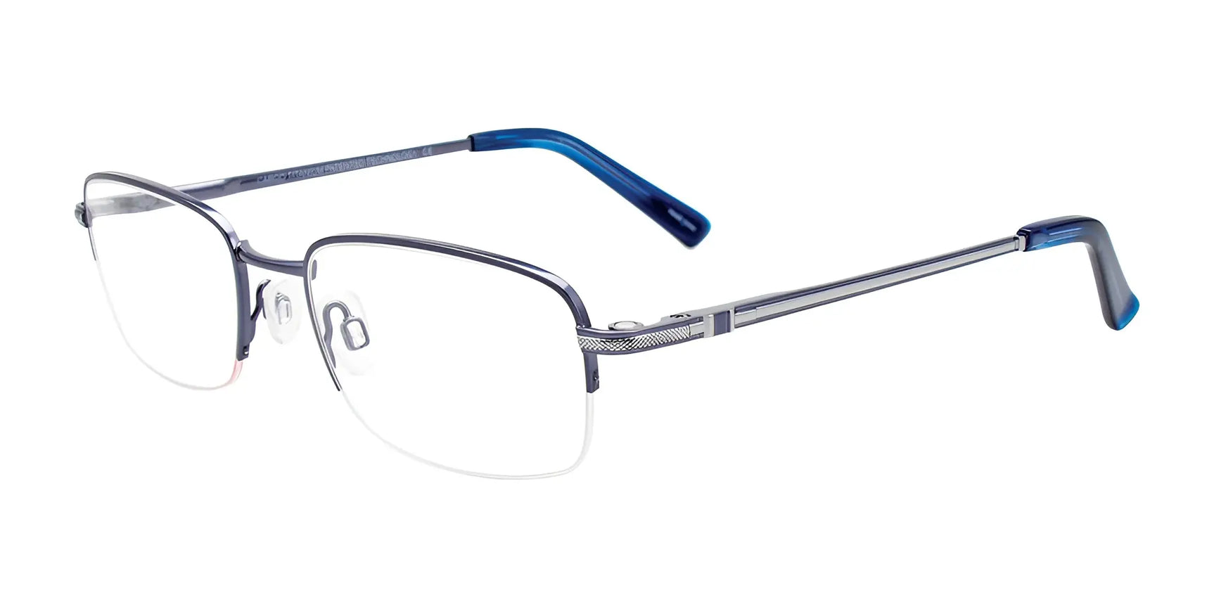 Cargo C5501 Eyeglasses with Clip-on Sunglasses Matt Dark Blue