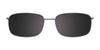 Cargo C5501 Eyeglasses with Clip-on Sunglasses | Size 52 / Matt Black