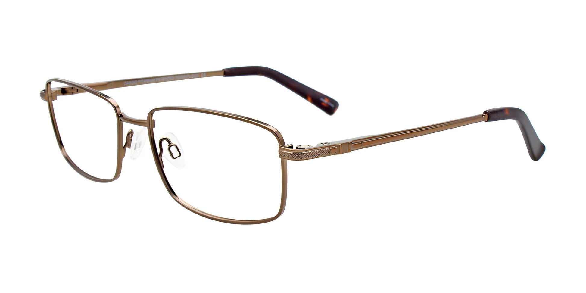 Cargo C5502 Eyeglasses with Clip-on Sunglasses Satin Light Brown
