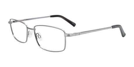 Cargo C5502 Eyeglasses with Clip-on Sunglasses Satin Steel