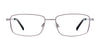 Cargo C5502 Eyeglasses with Clip-on Sunglasses | Size 55 / Satin Light Brown