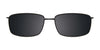 Cargo C5502 Eyeglasses with Clip-on Sunglasses | Size 55 / Satin Light Brown