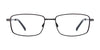 Cargo C5502 Eyeglasses with Clip-on Sunglasses | Size 55 / Satin Light Brown