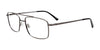 Cargo C5503 Eyeglasses with Clip-on Sunglasses | Size 56 / Matt Dark Grey