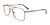 Cargo C5504 Eyeglasses with Clip-on Sunglasses | Size 57 / Matt Light Brown
