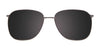 Cargo C5504 Eyeglasses with Clip-on Sunglasses | Size 57 / Matt Black