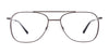 Cargo C5504 Eyeglasses with Clip-on Sunglasses | Size 57 / Matt Black