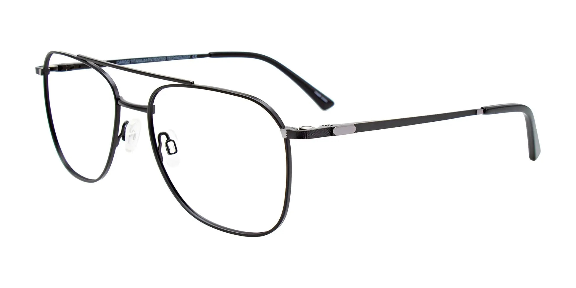 Cargo C5504 Eyeglasses with Clip-on Sunglasses Matt Black