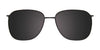 Cargo C5504 Eyeglasses with Clip-on Sunglasses | Size 57 / Matt Black