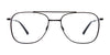 Cargo C5504 Eyeglasses with Clip-on Sunglasses | Size 57 / Matt Black