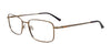 Cargo C5505 Eyeglasses with Clip-on Sunglasses | Size 58 / Matt Light Brown