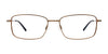 Cargo C5505 Eyeglasses with Clip-on Sunglasses | Size 58 / Matt Black