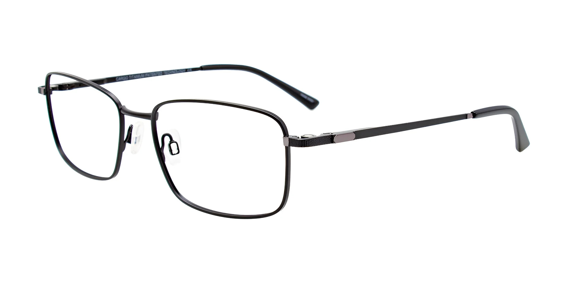 Cargo C5505 Eyeglasses with Clip-on Sunglasses Matt Black