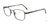 Cargo C5506 Eyeglasses with Clip-on Sunglasses | Size 52 / Dark Steel