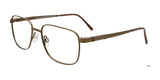 Cargo C5507 Eyeglasses with Clip-on Sunglasses Brown