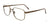 Cargo C5507 Eyeglasses with Clip-on Sunglasses | Size 55 / Brown