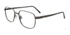 Cargo C5507 Eyeglasses with Clip-on Sunglasses | Size 55 / Dark Steel