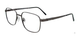 Cargo C5507 Eyeglasses with Clip-on Sunglasses Dark Steel