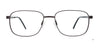 Cargo C5507 Eyeglasses with Clip-on Sunglasses | Size 55 / Black