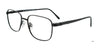 Cargo C5507 Eyeglasses with Clip-on Sunglasses | Size 55 / Black