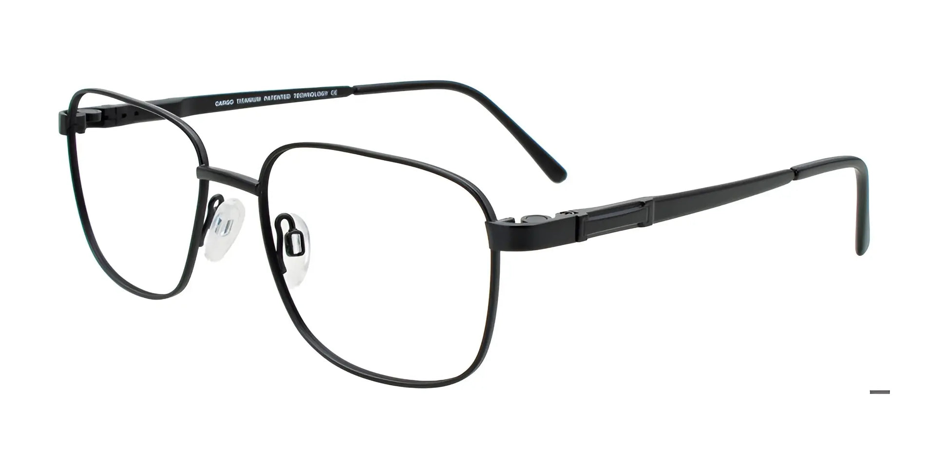 Cargo C5507 Eyeglasses with Clip-on Sunglasses Black