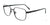 Cargo C5507 Eyeglasses with Clip-on Sunglasses | Size 55 / Black