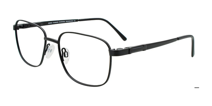 Cargo C5507 Eyeglasses with Clip-on Sunglasses | Size 55 / Black