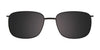 Cargo C5507 Eyeglasses with Clip-on Sunglasses | Size 55 / Black