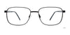 Cargo C5507 Eyeglasses with Clip-on Sunglasses | Size 55 / Black