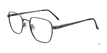 Cargo C5508 Eyeglasses with Clip-on Sunglasses Dark Steel