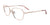 Cargo C5509 Eyeglasses with Clip-on Sunglasses | Size 53 / Rose Gold