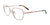 Cargo C5509 Eyeglasses with Clip-on Sunglasses | Size 53 / Bronze & Silver