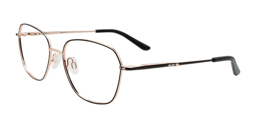 Cargo C5509 Eyeglasses with Clip-on Sunglasses / Size 53 / Black & Gold