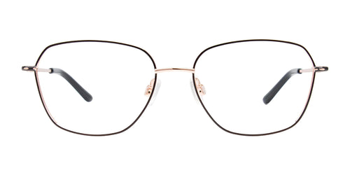 Cargo C5509 Eyeglasses with Clip-on Sunglasses / Size 53 / Black & Gold