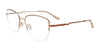 Cargo C5511 Eyeglasses with Clip-on Sunglasses | Size 51 / Bronze & Gold