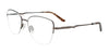 Cargo C5511 Eyeglasses with Clip-on Sunglasses | Size 51 / Steel