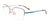 Cargo C5511 Eyeglasses with Clip-on Sunglasses | Size 51 / Blue & Rose Gold