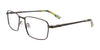 Cargo C5512 Eyeglasses with Clip-on Sunglasses | Size 53 / Khaki & Gunmetal