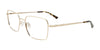 Cargo C5513 Eyeglasses with Clip-on Sunglasses | Size 53 / Light Gold