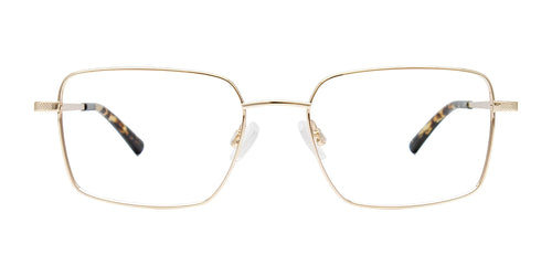 Cargo C5513 Eyeglasses with Clip-on Sunglasses / Size 53 / Light Gold