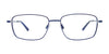 Cargo C5514 Eyeglasses with Clip-on Sunglasses | Size 55 / Shiny Black & Steel