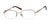 Casino Eyewear A134 Eyeglasses | Size 54 / Gold