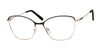 Casino Eyewear CB1142 Eyeglasses | Size 56 / Black/Gold